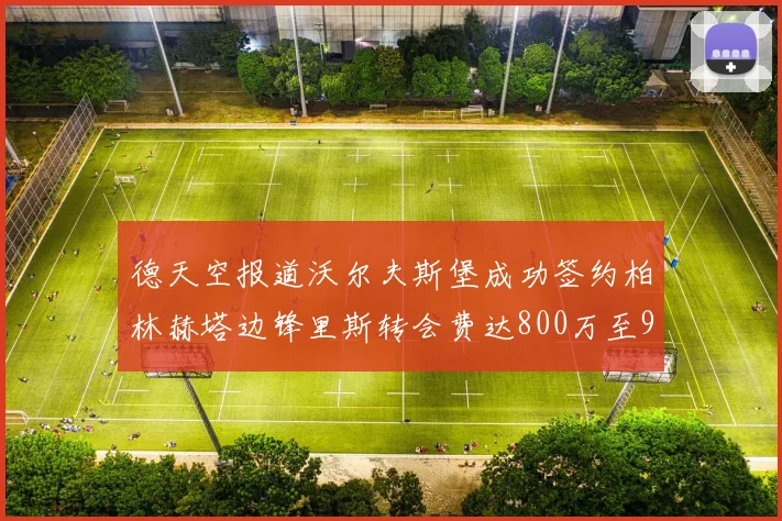 德天空报道沃尔夫斯堡成功签约柏林赫塔边锋里斯转会费达800万至900万欧元